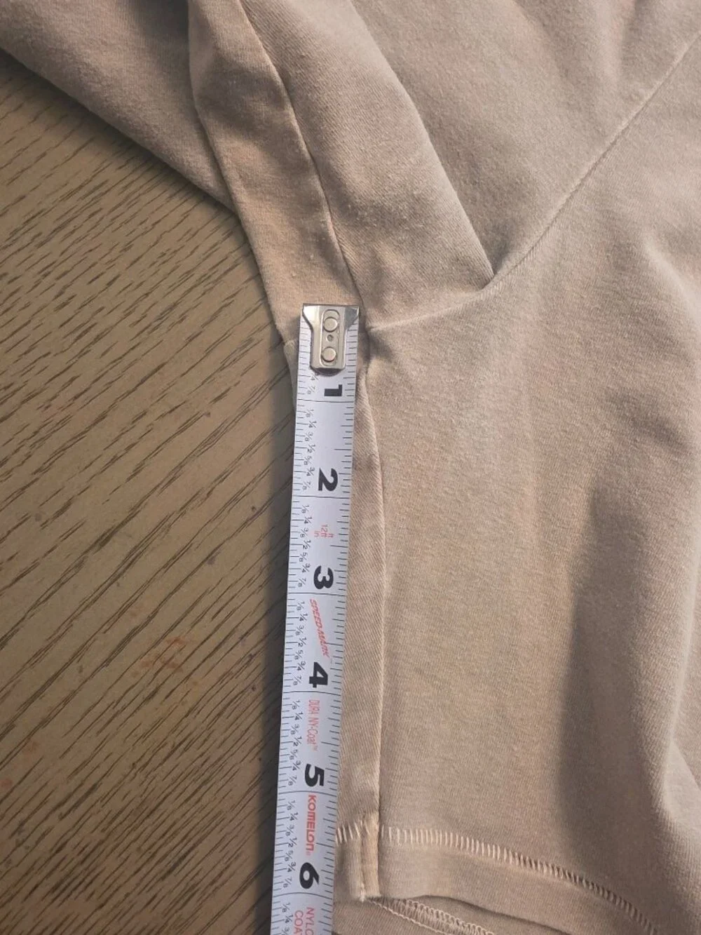 Skims Beige Neutral Cotton Blend Bike Shorts S GUC - Picture 6 of 8